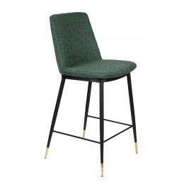 Barová židle LIONEL WLL 95 cm, zelená látková