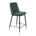 Barová židle LIONEL ZUIVER 95 cm, zelená látková