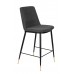 Barová židle LIONEL ZUIVER 95 cm, tmavě šedá látková