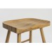 Dřevěná barová stolička VANDER WLL, 64 cm, dubová, přírodní