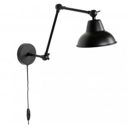 Nástěnná lampa XAVI WLL, kov černý