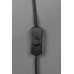 Stolní lampa JONA WLL, 70 cm, kov, černá