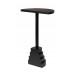 Odkládací stolek LINA Dutchbone 38x24 cm, mangové dřevo, černý
