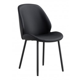 Jídelní židle MONTE CARLO House Nordic, ekokůže černá