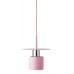 Závěsná lampa KOLORIT Frandsen Ø20 cm, růžová