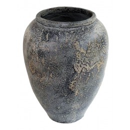 Váza terrakota CAPELO Ø66x85 cm, šedá