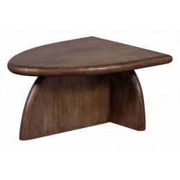 Odkládací stolek NALIN  WOOOD 50x50 cm, mangové dřevo, ořech