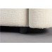 Pohovka FERNON 2,5 sedák 228 cm, polyester bílý