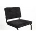 Jídelní židle RIDGE SOFT Zuiver černá, černý rám