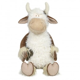 Plyšová hračka Mars & More sladká chlupatá kravička 25 cm, bavlna