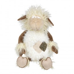 Plyšová hračka Mars & More, koza s dlouhými vlasy 25 cm, bavlna