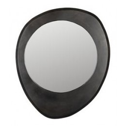 Zrcadlo závěsné AREN M Dutchbone, mangové dřevo černé/sklo
