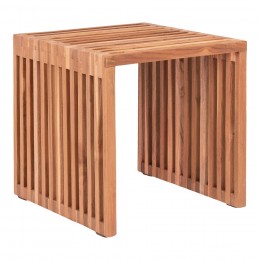 Odkládací stolek PEGO House Nordic 40x40 cm, teakové dřevo