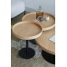 Odkládací stolek YURI L WLL, Ø70 cm, světle hnědý