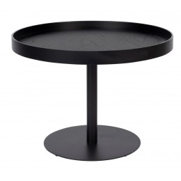 Odkládací stolek YURI M WLL, Ø56 cm, černý