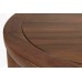 Odkládací stolek kulatý STORM Ø45cm, ořechové dřevo