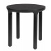 Odkládací stolek kulatý STORM Ø45cm, jasan masiv černý