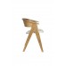 Jídelní židle NDSM Zuiver, dřevěná, přírodní