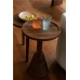 Odkládací stolek ZION, Dutchbone, dřevo akácie, barva ořech