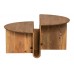 Konferenční stolek JAWS BPH Ø90 cm, akáciové dřevo, přírodní