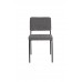 Jídelní židle BUDDY Zuiver, čalouněná, černá