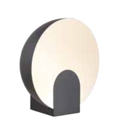 Stolní lampa Óculo Mantra,LED, výška 31 cm, černá barva