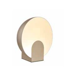Stolní lampa Óculo Mantra,LED, výška 20,6 cm, zlatá barva