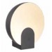 Stolní lampa Óculo Mantra,LED, výška 20,6 cm, černá barva
