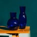Váza/Karafa TETHYS 1900 ml tmavě modrá, Květná 1794