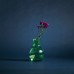 Váza/Karafa TETHYS 1900 ml světle zelená, Květná 1794
