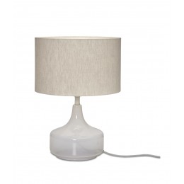 Stolní lampa REYKJAVIK It´s about RoMi, 38 cm, bílá/světle šedé stínidlo