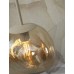 Stropní závěsné svítidlo HELSINKI ∅26 cm It´s about RoMi, sklo a kov, jantarové