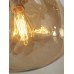Stropní závěsné svítidlo HELSINKI ∅26 cm It´s about RoMi, sklo a kov, jantarové