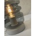 Stolní lampa VERONA  It´s about RoMi 23 cm, kov a sklo, světle šedá