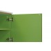 Komoda SKANDICA JORGEN 74x160 cm, zelená 2+2, dřevěné nohy