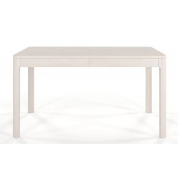Jídelní rozkládací stůl SKANDICA RUBY 140-260x80 cm, buk, barva bílá