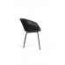 Jídelní židle/křeslo VOID Zuiver, nohy kov, černá