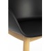 Jídelní židle/křeslo VOID Zuiver, nohy dřevo, černá