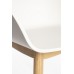 Jídelní židle/křeslo VOID Zuiver, nohy dřevo, bílá