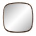 Zrcadlo závěsné čtvercové NYKO, WLL, 50 cm, dřevo/sklo