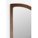 Zrcadlo závěsné nesouměrné NYKO WLL, 120 cm, dřevo/sklo