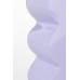 Stolička CURVES Zuiver, 45 cm, hliník, světle fialová