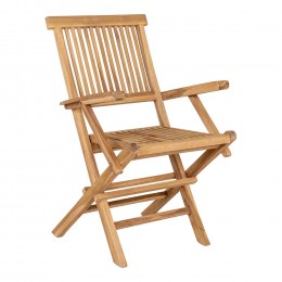 Jídelní židle TOLEDO HOUSE NORDIC, s područkami, teak dřevo