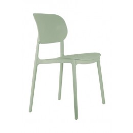 Jídelní židle CHEER Leitmotiv, výška 82 cm, plast zelený