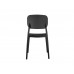 Jídelní židle CHEER Leitmotiv, výška 82 cm, plast černý