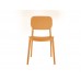 Jídelní židle CHEER Leitmotiv, výška 82 cm, plast okrový