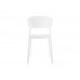 Jídelní židle FAIN Leitmotiv, výška 75 cm, plast bílý