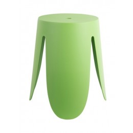 Odkládací stolek RAVISH Leitmotiv, Ø43 cm, polypropylen zelený