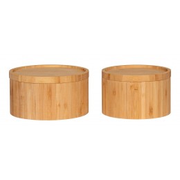 Úložné boxy CHEFALU House Nordic, set 2 ks, bambus