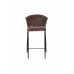 Barová židle GEORGIA Dutchbone, 101 cm, čalouněná, kovová, fialová